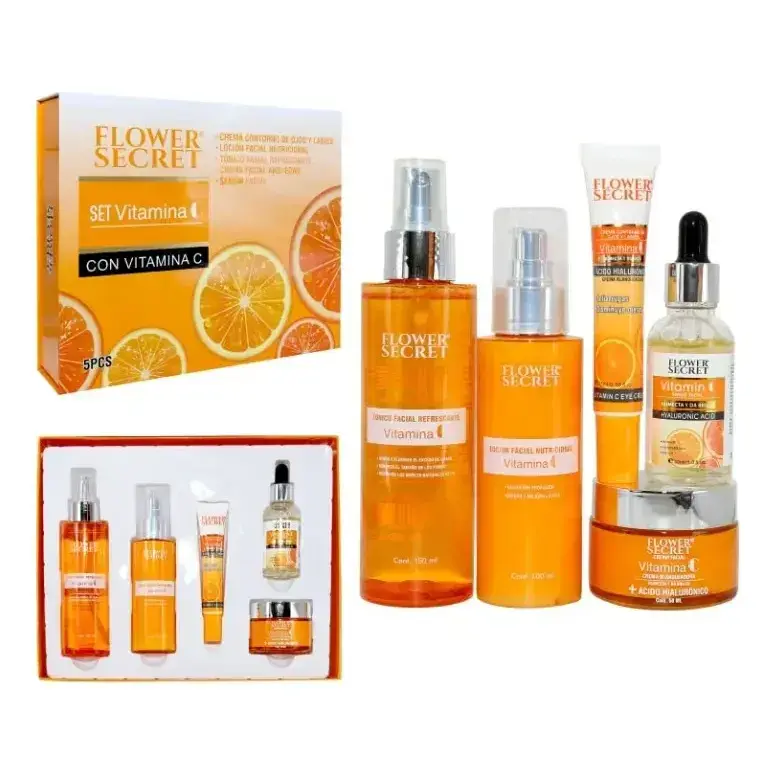 Set Completo Vitamina C Flower Secret