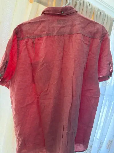 Camisa rosa manga corta - miniatura 3