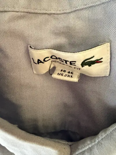 Polo Lacoste Regular Fit gris - miniatura 1
