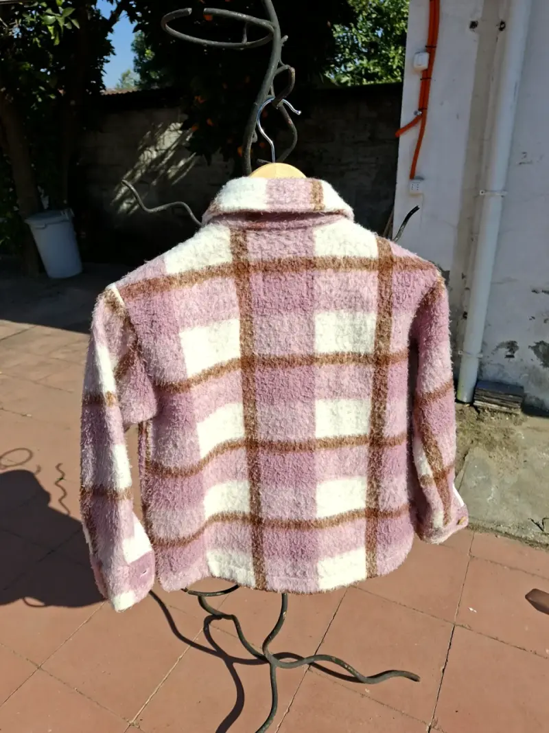 Chaqueta a cuadros rosados - 2