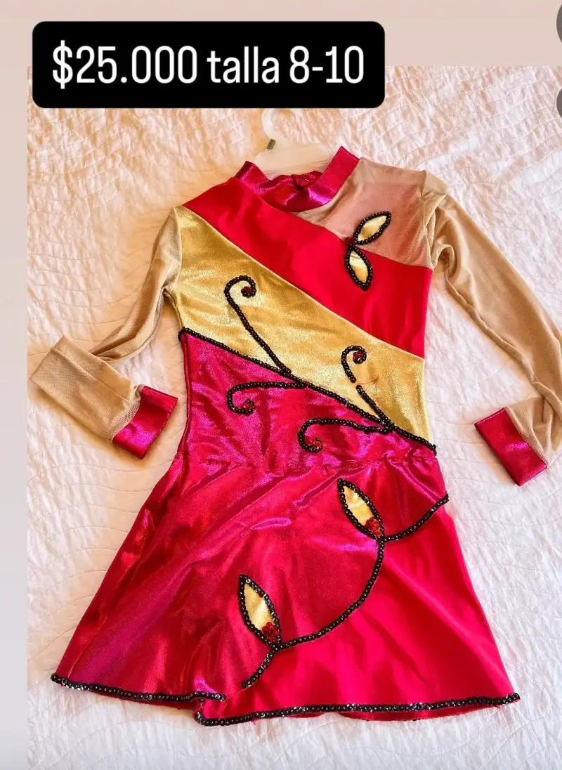 Vestidos de patinaje artístico talla 8-10 - 1