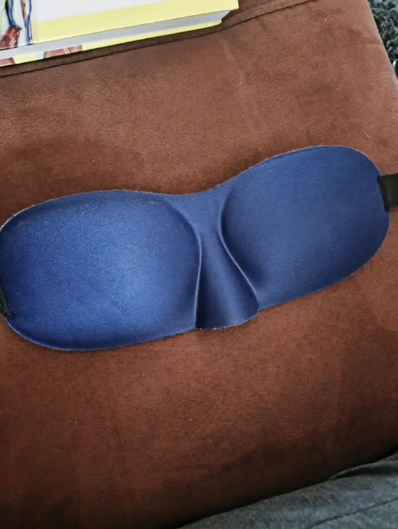 Antifaz para dormir azul