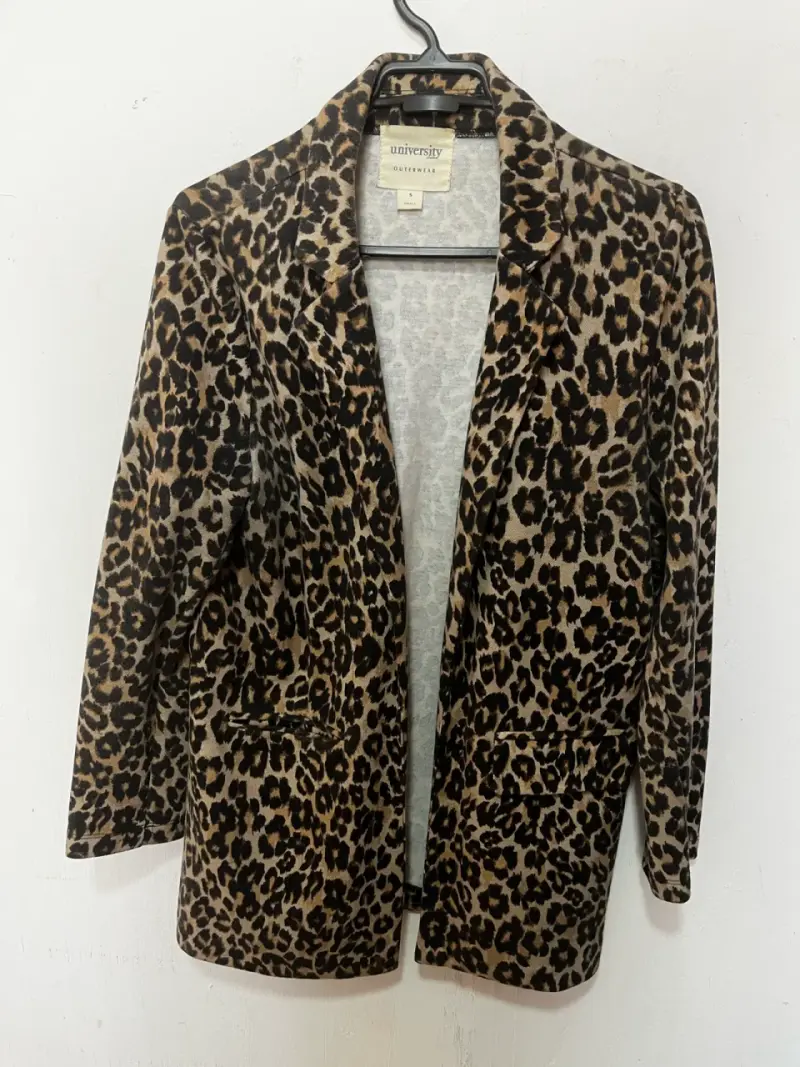 Blazer de leopardo University - 1