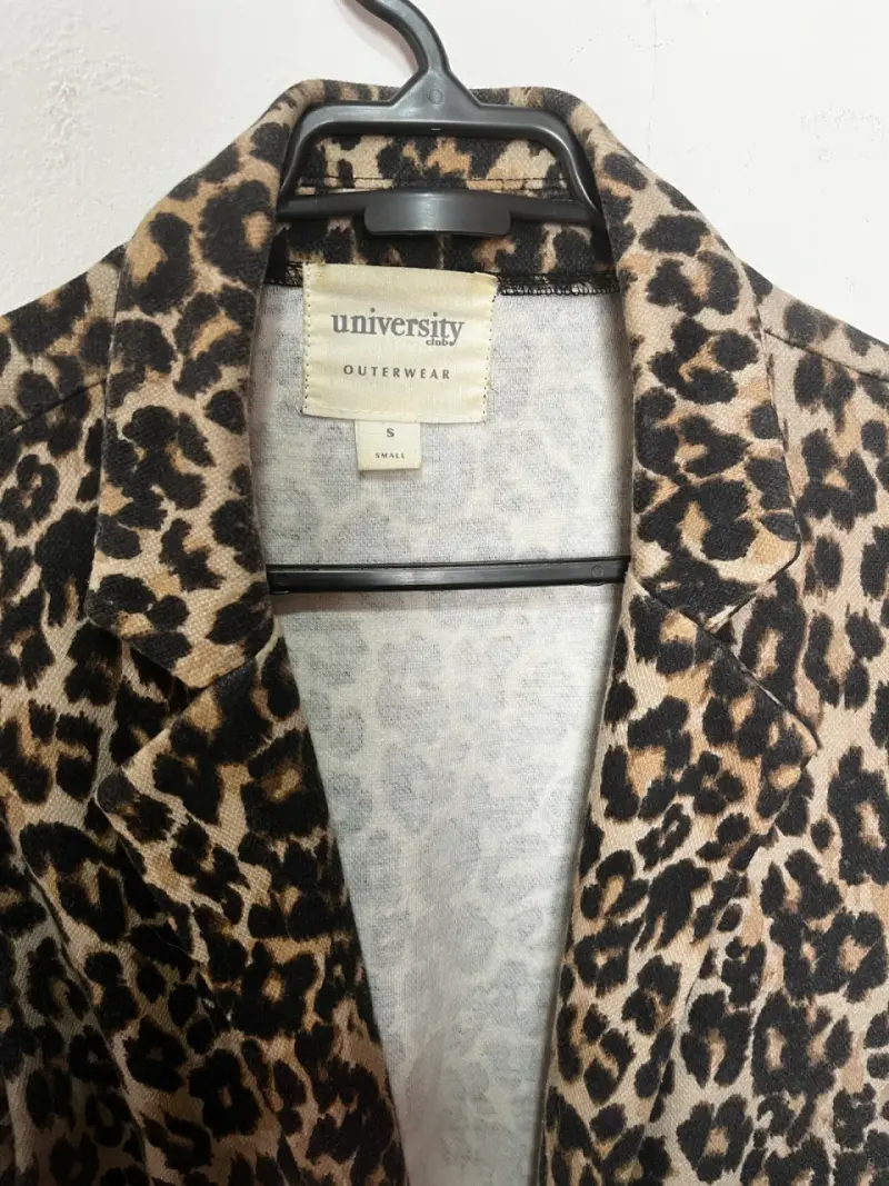 Blazer de leopardo University - 2