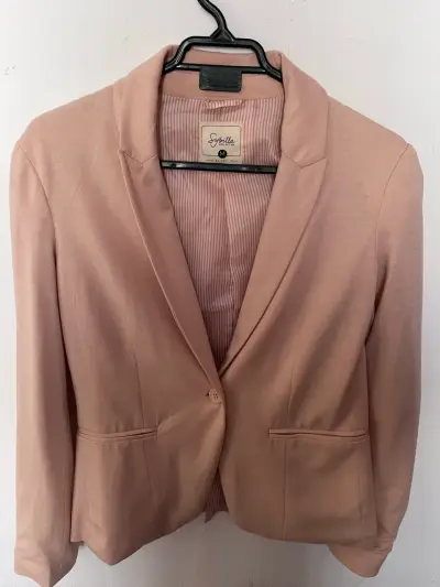 Blazer color rosa claro - miniatura 1