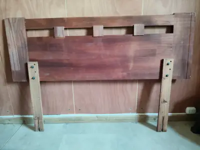 Cabecera de cama de madera - miniatura 2