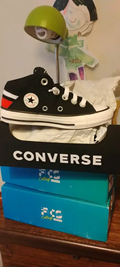 Zapatillas negras Converse All Star - miniatura 1