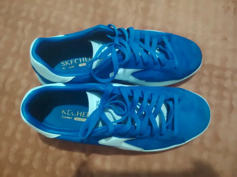 Zapatillas Skechers azul y blanco - 3