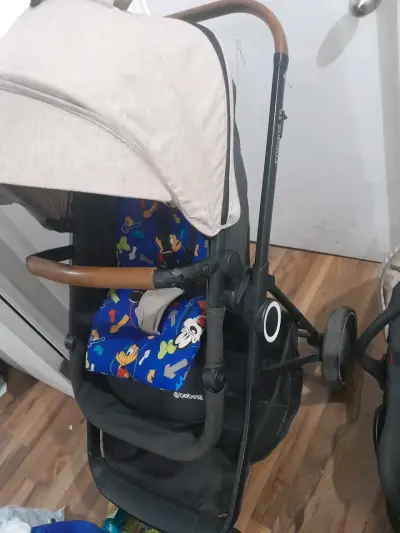 Coche para bebé Bebesit beige - miniatura 1
