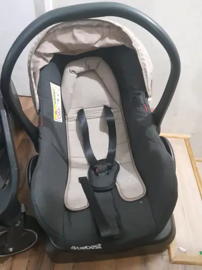 Coche para bebé Bebesit beige - miniatura 2