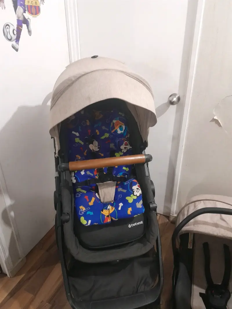 Coche para bebé Bebesit beige - 4