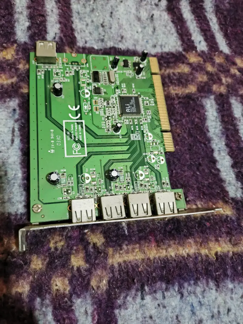 Tarjeta de Expansión PCI a 4 Puertos USB Traseros