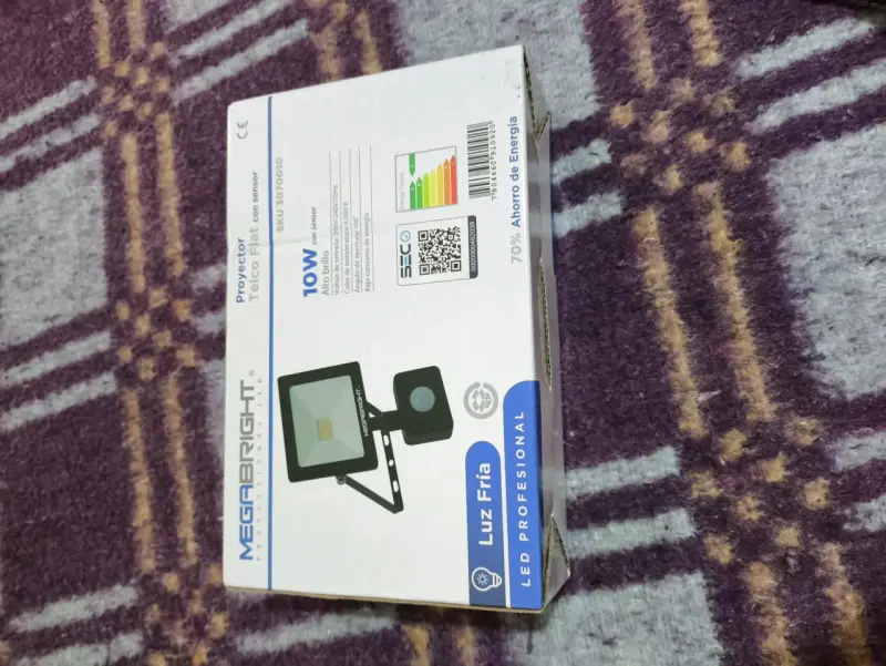 Foco Proyector LED Megabright 10W con Sensor de Mo