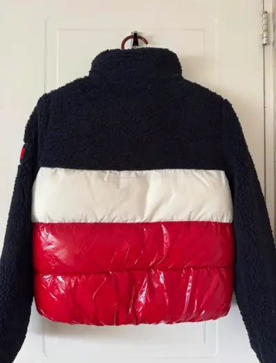 Chaqueta tricolor de sherpa - miniatura 2