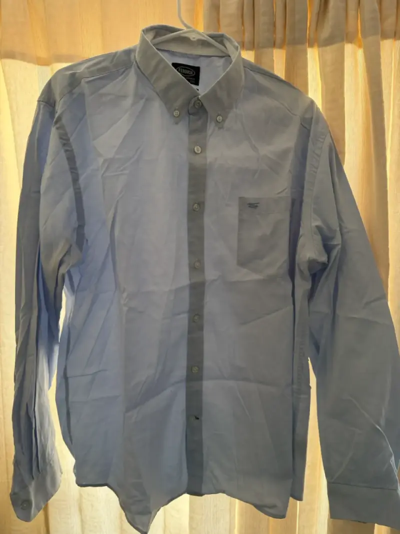 Camisa celeste manga larga