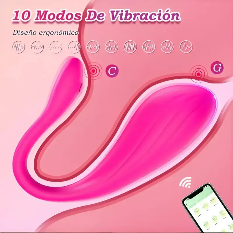 Vibrador Inalámbrico Punto G con App para Mujer - 6