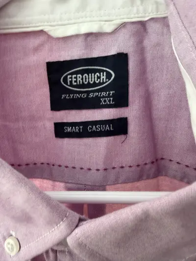 Camisa morada casual Ferouch - miniatura 2