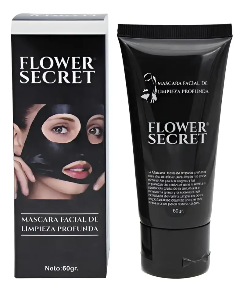 Máscara Facial Negra Flower Secret 60G | Limpieza - 1