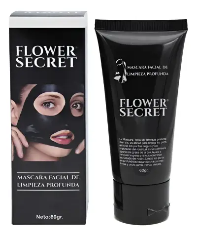 Máscara Facial Negra Flower Secret 60G | Limpieza - miniatura 1
