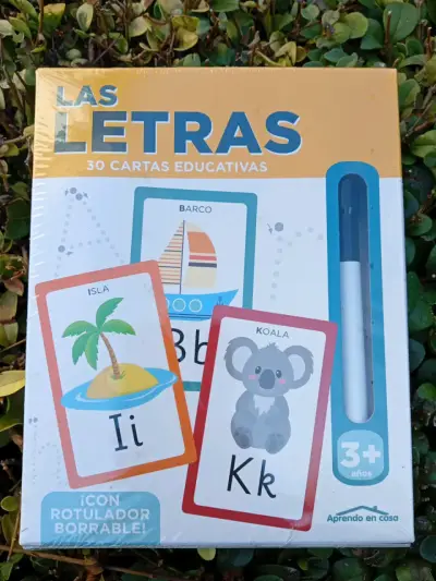Pack Cartas educativas Las Letras y números - miniatura 1