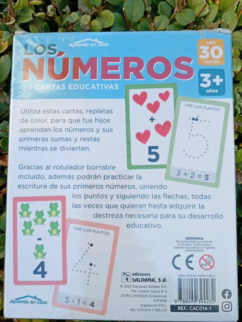Pack Cartas educativas Las Letras y números - 4
