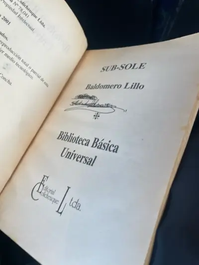 Libro Sub-Terra de Baldomero Lillo - miniatura 3