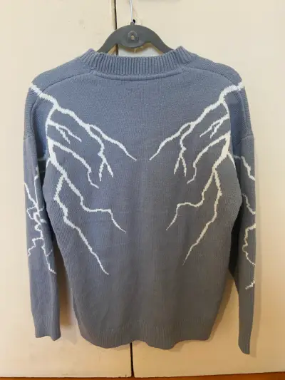 Suéter gris estilo Paranoid unisex - miniatura 2