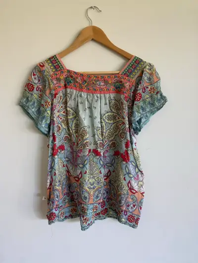 Blusa estampada bohemia Kosiuko - miniatura 2