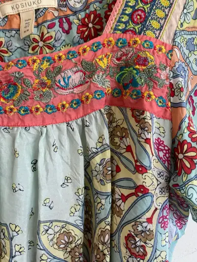 Blusa estampada bohemia Kosiuko - miniatura 3