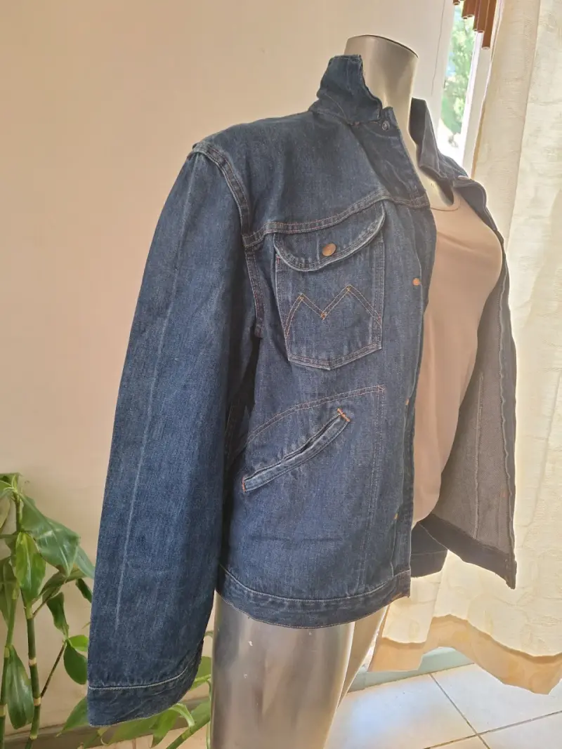 Chaqueta de mezclilla azul - 2