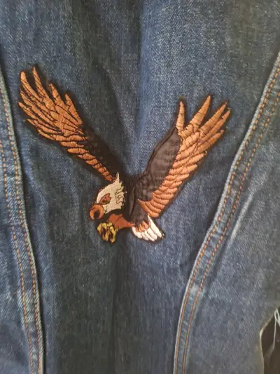 Chaqueta de mezclilla azul - miniatura 3
