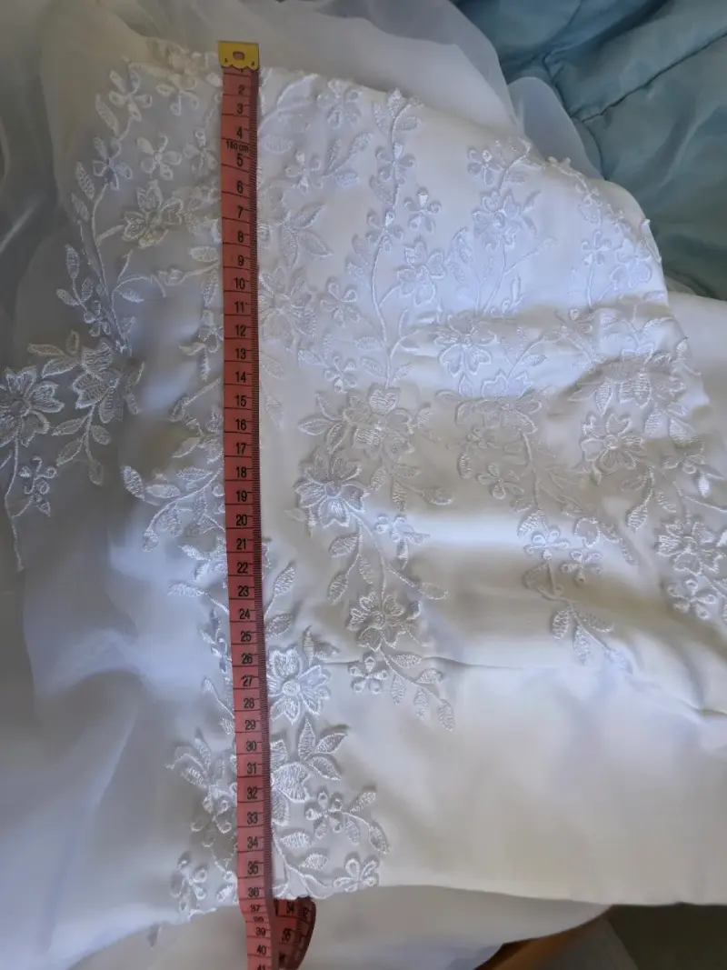 Vestido de novia blanco elegante - 6