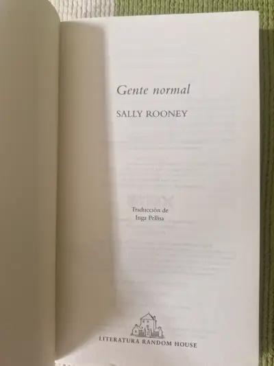 Libro Gente Normal de Sally Rooney - miniatura 2