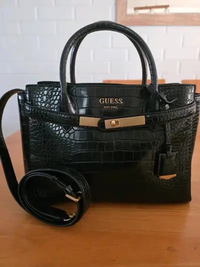 Cartera negra Guess original - miniatura 1