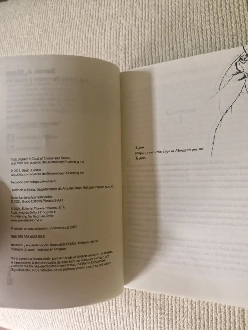 Libro 'Una corte de rosas y espinas' - 3