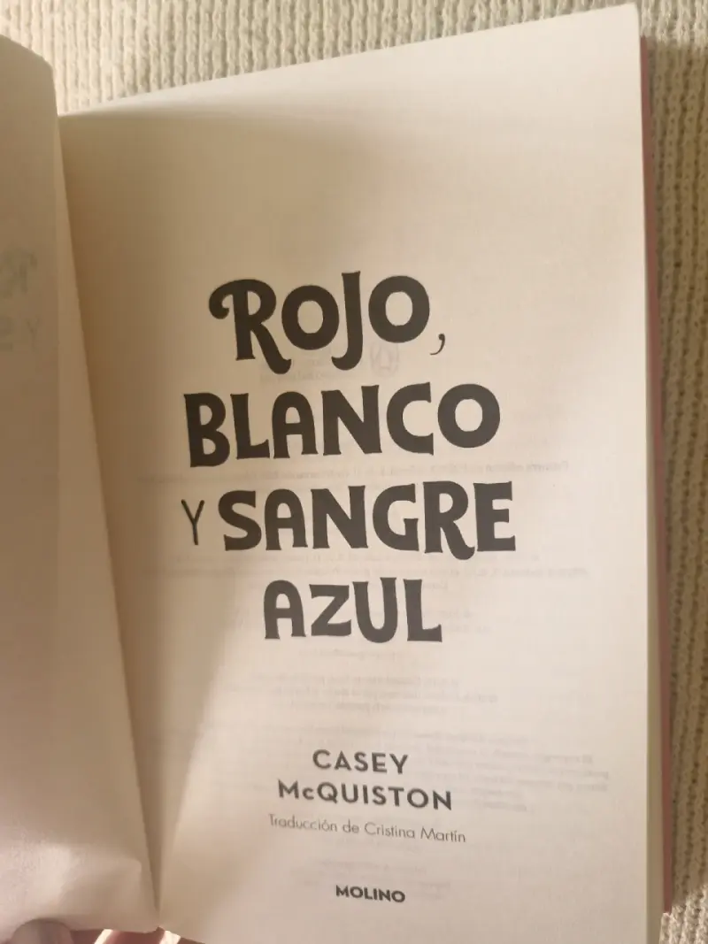 Rojo, Blanco y Sangre Azul - 2