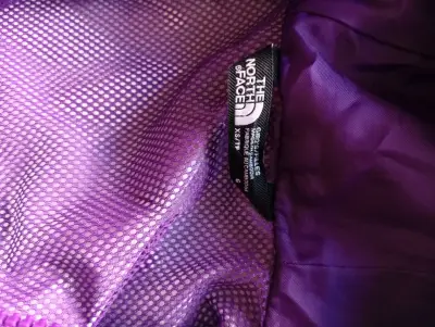 Chaqueta morada North Face  XS niña - miniatura 8