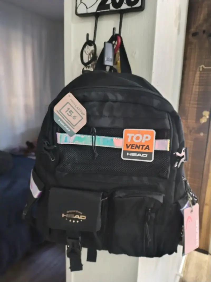 Mochila negra Head nueva - 1