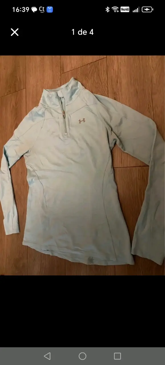 Pantalón beige Zara talla 40 - 6