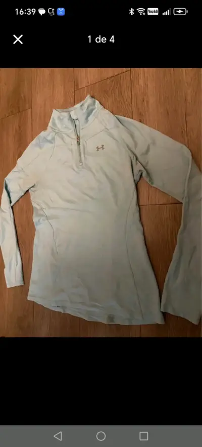 Pantalón beige Zara talla 40 - miniatura 6