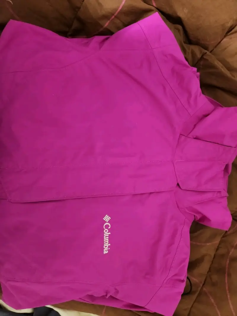 Chaqueta Columbia fucsia impermeable - 1