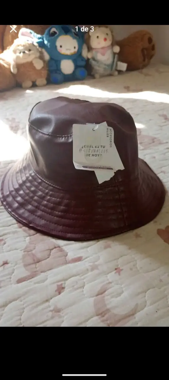 Sombrero rojo estilo bucket - 2