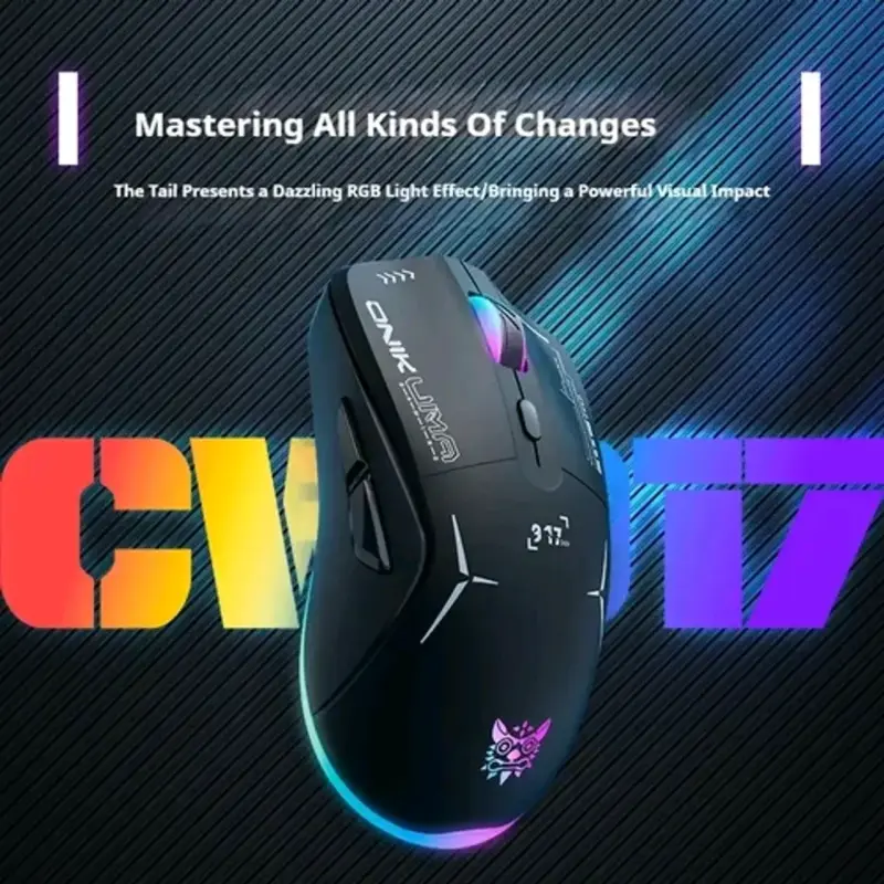 Mouse Gamer Inalámbrico Onikuma CW917 RGB | 2.4GHz - 4