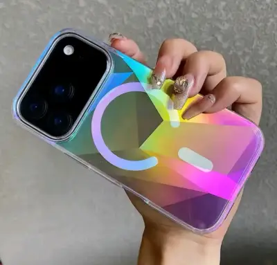Carcasa funda iPhone 17 pro max holográfica - miniatura 1