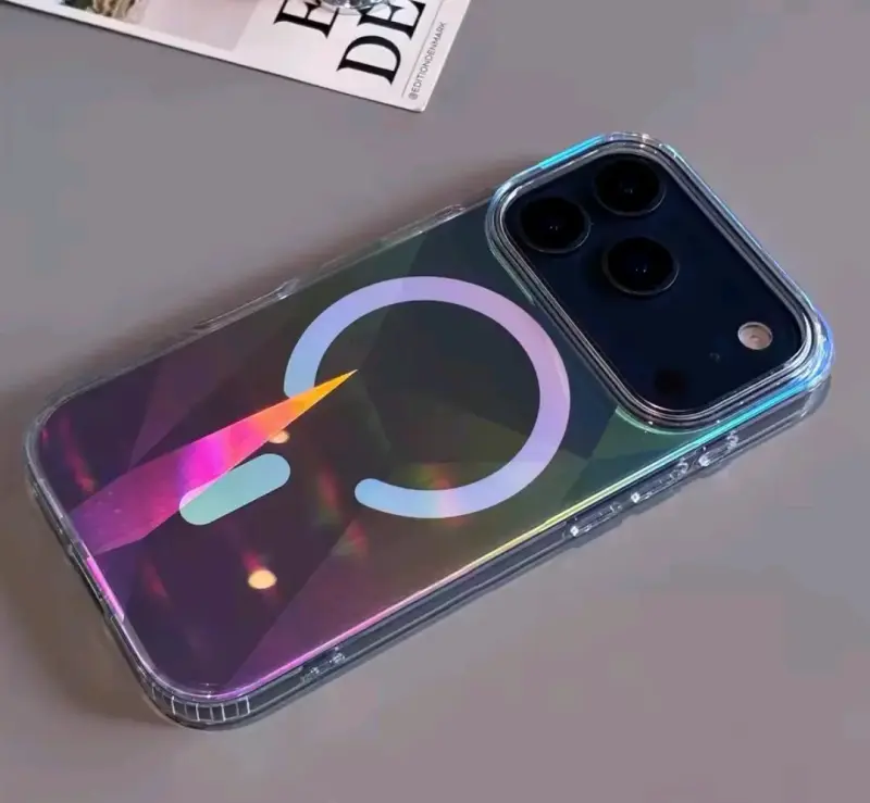 Carcasa funda iPhone 17 pro max holográfica - 2