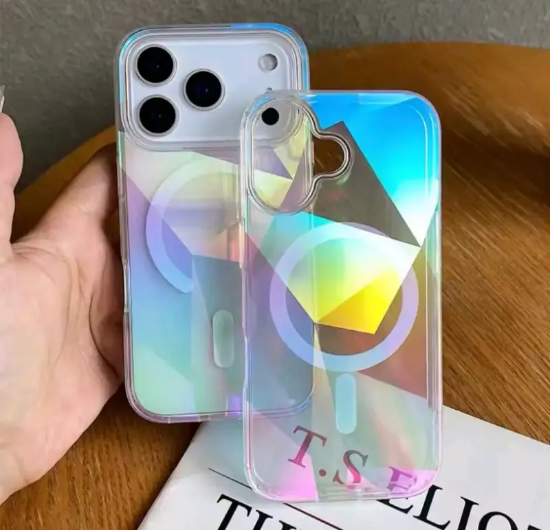 Carcasa funda iPhone 17 pro max holográfica - 6