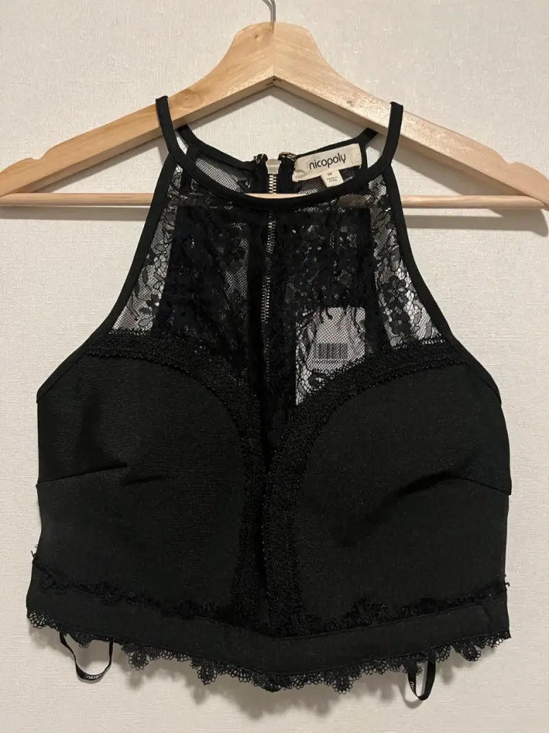 Top negro encaje Nicopoly - 2