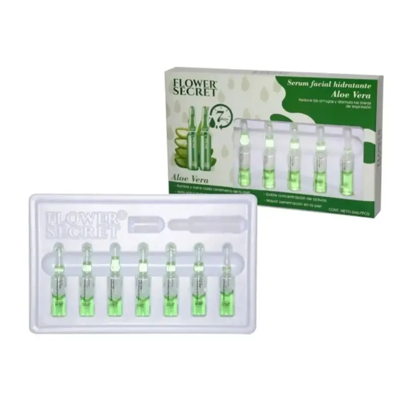 Ampollas Sérum Facial Hidratante Aloe Vera Flower - 1