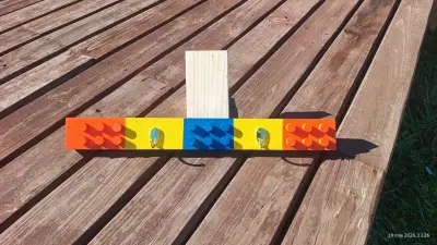 Colgador de pared colores vibrantes - miniatura 1