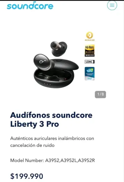 Audífonos Soundcore Liberty 3 Pro - miniatura 5
